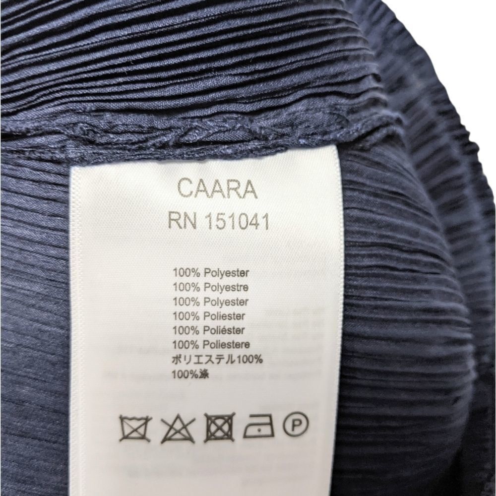 NWT CAARA Crinkle Pleat Wide Flare Leg Cropped Lounge Pants M - Picture 7 of 8